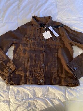 Linen Bland Jean Jacket